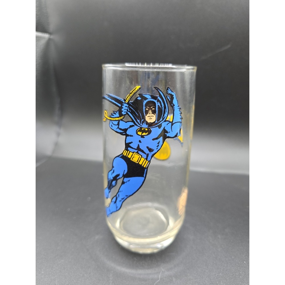 Vintage 1966 Batman Pepsi Glass DC Comics